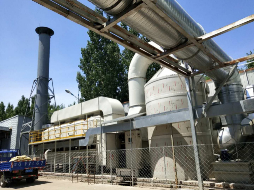 吸咐+脱附+催化燃烧一体化设备工程案例