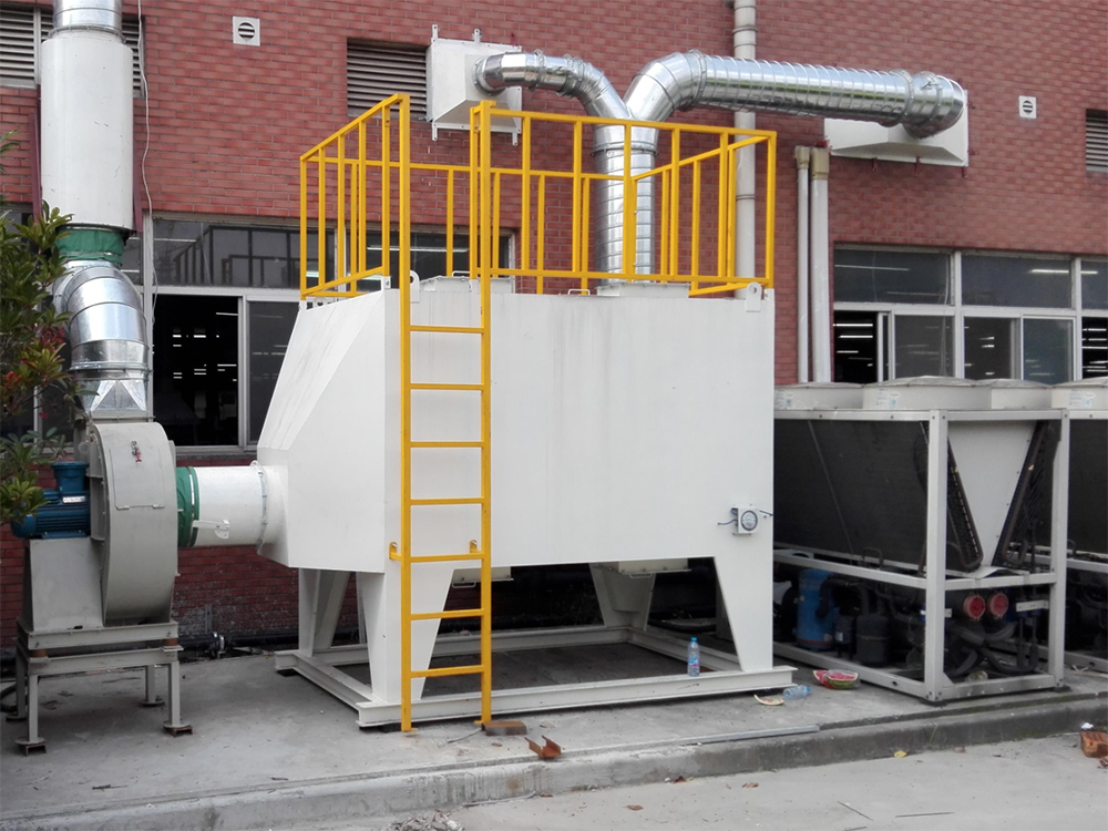 卧式交叉酸雾净化塔工程